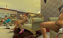Idős nők örömet okoznak a fiatal férfiaknak csúcsminőségű környezetben - Sims 4 kiadás