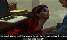 El encuentro caliente de las mujeres casadas con su vecino en Sims 4