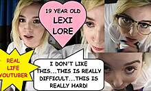La giovane vlogger Lexi Lore condivide parentesi e parole sporche in un video di deepthroat