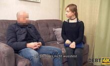 HD valóságos durva szex pénzért egy orosz adóssal